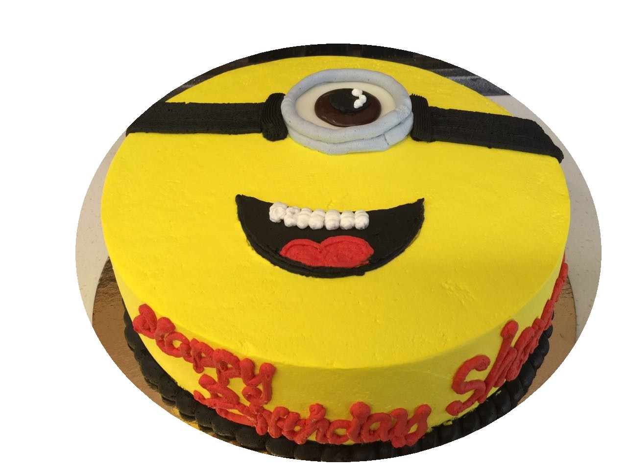 Minion Custom Cake